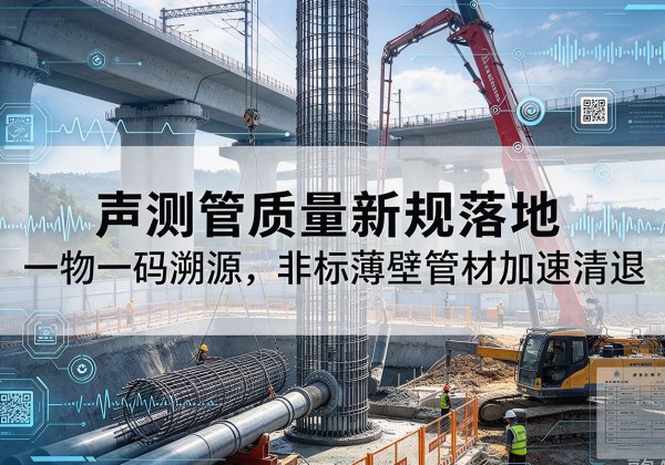 瑞金声测管质量新规落地，一物一码溯源，非标薄壁管材加速清退